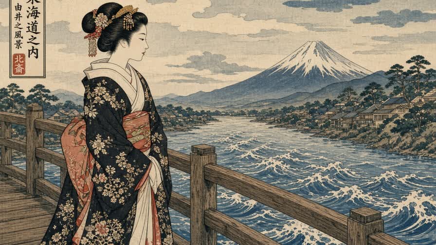 Ukiyo-e Woodblock